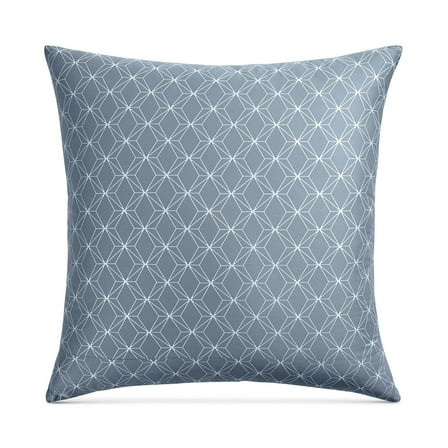 Hotel Collection Cascade Cotton 400-Thread Count Blue European Sham