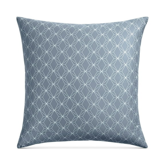 Hotel Collection Cascade Cotton 400-Thread Count Blue European Sham