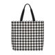 thumbnail image 1 of Easygdp Houndstooth Black And White Bolsa Tote para Mujer, Bolso de Hombro para Trabajo, Playa, Viajes, Compras y Supermercado, 1 of 7