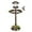 Bronze, variant on RONG-3 Outdoor Bird Bath, Garden Bird Baths Decorations with Solar-Powered Lamp and Resin Pedestal Flower Planter Base Bird Feeder for Yard Patio