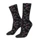 thumbnail image 1 of Fotbe Cool Skull Love Calcetas Largas con Estampado para Hombre y Mujer – Calcetas de Compresión Transpirables y Elásticas, Viajar y Uso Diario Talla 5-11, 1 of 6