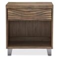 thumbnail image 2 of Michael Amini Del Mar Sound Wood Nightstand in Boardwalk Brown, 2 of 4