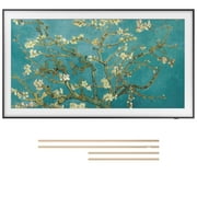 Samsung QN75LS03BAFXZA 75" The Frame 4K UltraHD Smart QLED TV with a Samsung VG-SCFA75BEB 75" The Frame Customizable Modern Beige Bezel (2022)