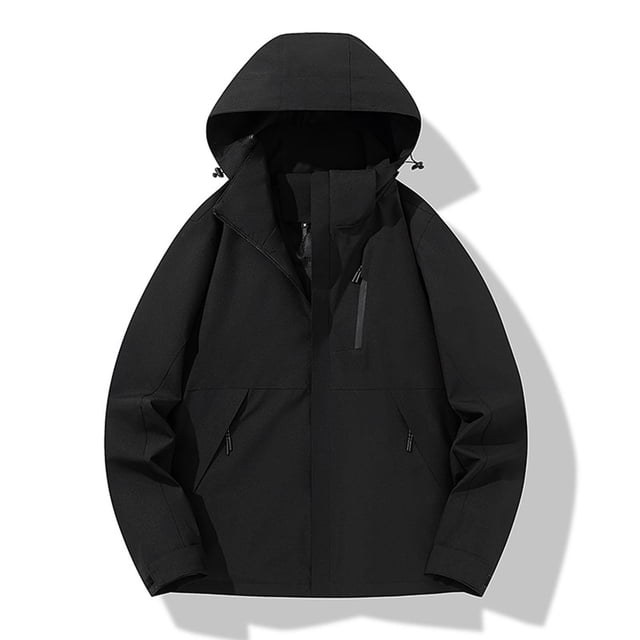 Soki Imperméable pour Femmes Veste de Pluie Légère Coupe-Vent à Capuche avec Poche pour Extérieur