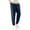 Navy, variant on Mlzmgr Plus Size Mens Joggers M-5XL Drawstring Elastic Waist Pants with Pockets Athletic Gym Running Pants