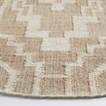 thumbnail image 3 of SAFAVIEH Natural Fiber Natalie Geometric Area Rug, Grey/Ivory, 6' x 6' Round, 3 of 7