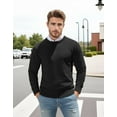 thumbnail image 5 of COOFANDY Men's Crew Neck Knitted Pullover Slim Fit Lightweight Sweatshirt all-Season Casual Dressy Wear, 5 of 6