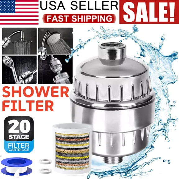 Shower Head Filter Water Purification Filters 20 Stage Softener Purifier
