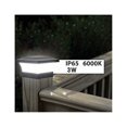 thumbnail image 2 of Solar Post Solar Lights, Solar Post Solar Post Light Solar Pillar Lamp Waterproof Outdoor Column Light LED Solar Light for Wooden Posts, Deck, Patio, Fence, 2 of 3