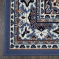 thumbnail image 2 of Home Dynamix Ariana Ksara Traditional Medallion Border Area Rug, Blue/Brown, 3-Piece Set, 2 of 5