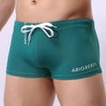 thumbnail image 4 of Danhjin Mens Swim Trunk Swimwear Bathing Suit Swim Brief Square Leg Board Short, 4 of 4