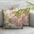 thumbnail image 3 of Nawypu  Pillow Case Decorative Cushion Cover Peach Blossom Pattern Pillowcase, 3 of 5