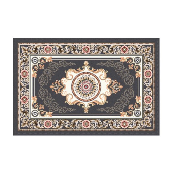 Sturdy Front Door Mat, Absorbent Muddy Dirt Resist Welcome Door Mats Outdoor Indoor, Stain and Fade Resistant, Non-Slip Backing Entry Mat Low Profile Doormat for Entryway