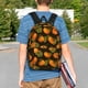 thumbnail image 4 of Disketp Orange Pumpkin Mochila Escolar de 15 Pulgadas, Mochila Ligera para Estudiantes, Viajes y Trabajo, Cómoda y Resistente para el Uso Diario, 4 of 6
