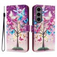 thumbnail image 2 of TECH CIRCLE for Samsung Galaxy S21+ Plus Case 6.7-Inch (2021 Release), Cute Cartoon Flip Wallet Case with Lanyard, Built-in Card Slots & Stand Function, Portable Lightweight Slim Cover, Butterfly Tree, 2 of 3