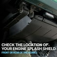 thumbnail image 3 of Splash Guard for Kia for Forte, for Forte5, Koup 2014 - Front Engine Protection, 29110A7000, No Insulation Foam, 3 of 4