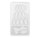thumbnail image 2 of U?as Postizas, Puntas De U?as Postizas, 24 Puntas De U?as Artificiales, Color Transparente Exquisito Para Fiestas ANGGREK Otros, 2 of 8