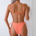 thumbnail image 5 of MSJUHEG Bathing Suit for Women,Boho Swimsuits for Women,Thong String 2 Piece Bikini Set,Bathing Suits for Women,Bikini Sets for Women,Push Up,Bralette Bikini Set Orange XL, 5 of 6