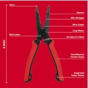 Hyper Tough 8-inch Multipurpose 6-in-1 Pliers