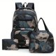 thumbnail image 1 of Juego De Mochila De Gran Capacidad De 3 Piezas, Mochila De Regreso A La Escuela Preppy, Mochila De Viaje Informal, Bolsa De Almuerzo Y Bolsa De Lápiz Para Estudiantes, 1 of 3
