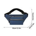 thumbnail image 3 of Taotanxi Fanny Pack: Slim Waist Bag Sports Hip Pouch for Woman Man - Fashionable Travel Fannie Pack Runner Belt Bum Bag for Walking Jogging Hiking (Black), 3 of 4