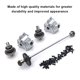 thumbnail image 4 of Vogacara 1/14 RC coche caja de cambios Metal diferencial automóvil reemplazo de pieza Kit de reparación reemplazo para WLtoys 144010 144001 144002 Kits de construcción modelo Plata Vogacara FN010452-06, 4 of 6