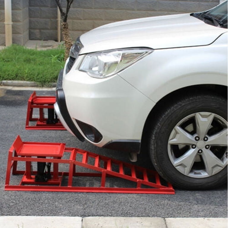 Lowered Car Repair Ramps 5000lb Capacity Low Profile Car Lift Ramps ...