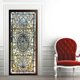 thumbnail image 4 of 1 Set Door Stickers PVC 3D Retro Floral Pattern Door Sticker Home Decor for Dormitory, 4 of 5