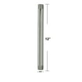 thumbnail image 4 of Westbrass D12112-05 ½” x 12" IPS Brass Pipe Nipple, Polished Nickel, 4 of 6