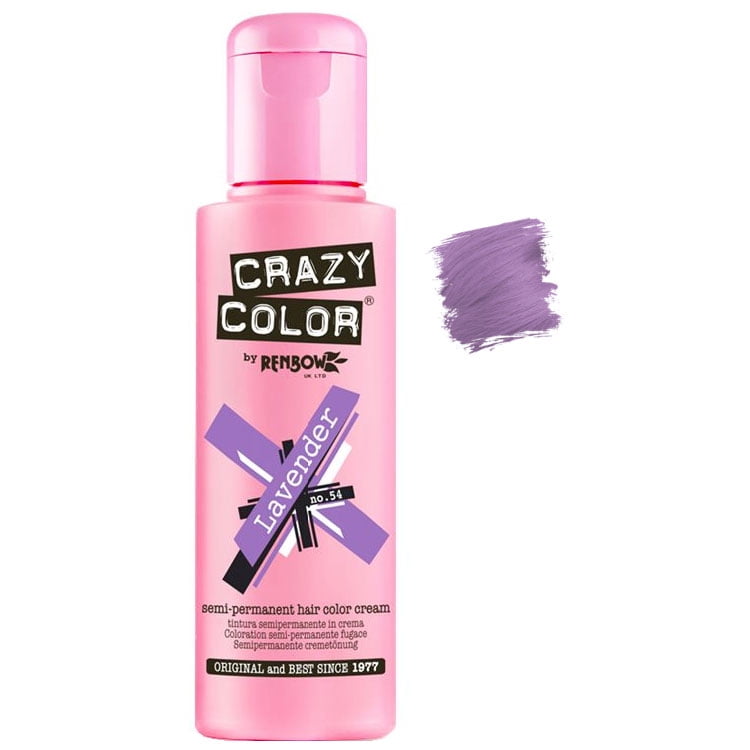 Crazy Color Semi Permanent Hair Colour Lavender 54 5 07 Oz Walmart Com Walmart Com
