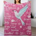 thumbnail image 3 of Nawypu  Breast Cancer Gifts for Women Healing Thoughts Blanket Super Soft &amp; Warm Get Well Breast Cancer Blanket Sympathy Gift with Inspirational Positive Energy, 3 of 6