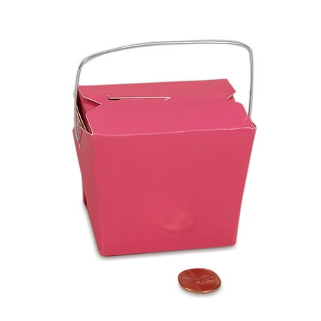 - Pink Paper Chinese Take Out Boxes 2 3/4