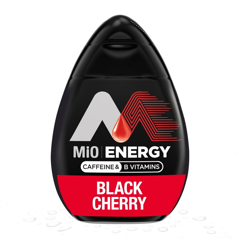 MiO Energy Black Cherry Naturally Flavored Liquid Water Enhancer with