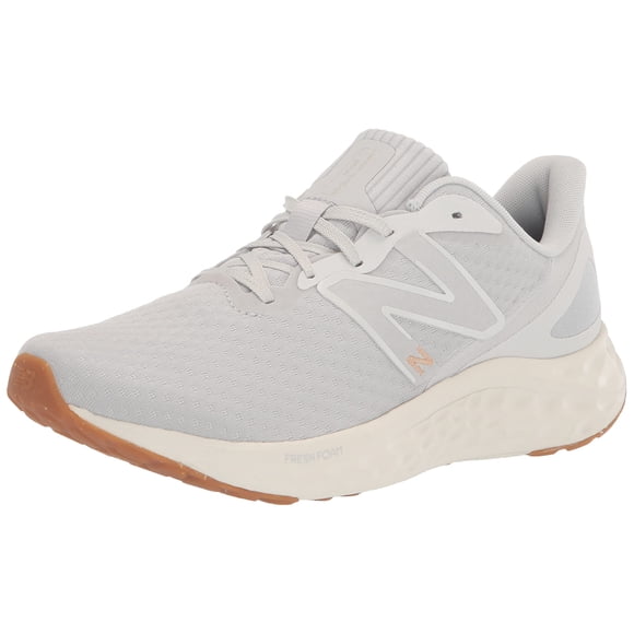 Zapatillas para correr Fresh Foam Arishi V4 para mujer de New Balance, Summer Fog/Nimbus Cloud/Light Gold Metallic, 8.5
