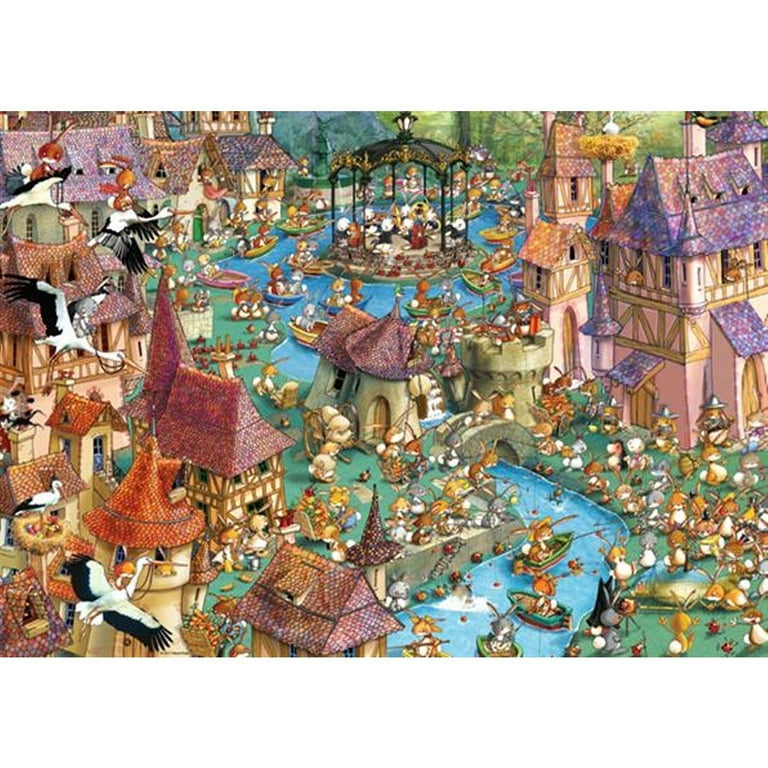 へいへい Heye : Puzzle 1000 pcs Bunny Town - Walmart.com