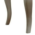 thumbnail image 3 of Mirror Trim Square End Table With Wooden Cabriole Legs Champagne Silver - Saltoro Sherpi, 3 of 5
