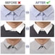 thumbnail image 4 of 60pcs Men Camisa Collar Stays Autoadhesivo Soporte de cuello formal Soporte de collar, 4 of 5