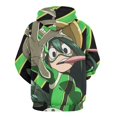 thumbnail image 3 of My Hero Academia Unisex Adult Hoodie Casual Hooded Sweatshirt Pullover Novelty 3D Printed Sweater Jacket 2XL, 3 of 8