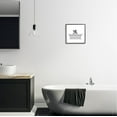 thumbnail image 2 of Stupell Industries English Bulldog Dog Bath Tub Graphic Art Black Framed Art Print Wall Art, Design by Annalisa Latella, 2 of 8