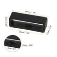 thumbnail image 2 of Unique Bargains 6pack Watch Strap Loop Fastener Rings 26mm Rubber Watch Holder Keeper Black, 2 of 6