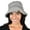 Gray, variant on Women's Winter Faux Fur Teddy Style Reversible Fisherman Bucket Hat, Indigo