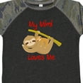 thumbnail image 4 of Inktastic My Mimi Loves Me Sloth Boys or Girls Toddler T-Shirt, 4 of 5