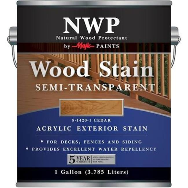 Buy Yenkin Majestic Paint 9261173 1 gal Wood Stain Acrylic Semi