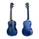 thumbnail image 3 of Ukulele Concert Acústico de 23 Pulgadas en Color Azul, Cuerpo de Madera Contrachapada, Diapasón y Puente de Madera Tecnológica, Afinadores Abiertos, Incluye Accesorios (Color Aleatorio) – Ideal para, 3 of 6
