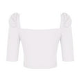 thumbnail image 2 of QLEICOM Womens Summer Tops Oversized T-shirts Slim Fit Comfortable Short Sleeve Solid Color Round Neck Casual Loose Tunic Tank Tops Women Shirts Blouses White XXL, 2 of 6
