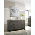 thumbnail image 2 of Bedroom Set, Ioana 6-Piece Queen Size Contemporary Slate Gray Wood | Wood | Standard Beds, 2 of 10