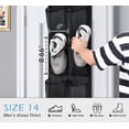 thumbnail image 3 of Organizador de zapatos MISSLO para colocar sobre la puerta, 12 bolsillos grandes de malla, 2, 3 of 7
