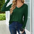 thumbnail image 1 of MKLEKYY Cardigans pour Femmes Pull Tricoté Uni Col en V Manches Longues pour Femmes, 1 of 1