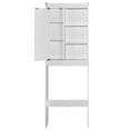 thumbnail image 3 of Home Bathroom Indoor Ace Over -the-Toilet Storage Shelf in White, 3 of 7
