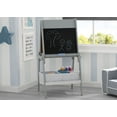 thumbnail image 3 of Delta Children Chelsea Double-Sided Storage Easel with Paper Roll and Magnets -Ideal for Arts & Crafts, Drawing and More - Greenguard Gold Certified, Light Grey/White, 3 of 6